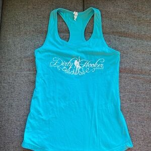 Dirty Hooker Blue Tank Top
